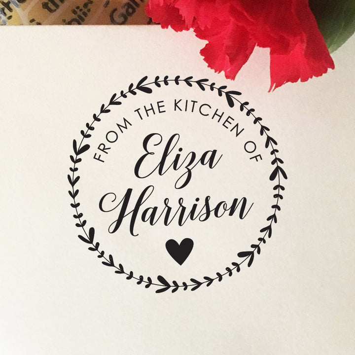 Personalized From the Kitchen of Stamp