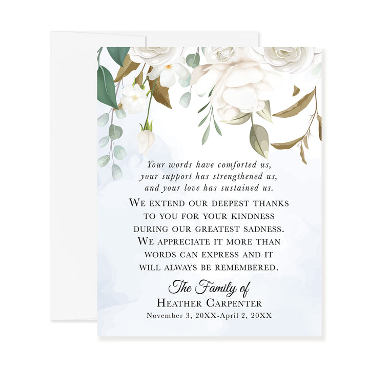 White Floral and Greenery