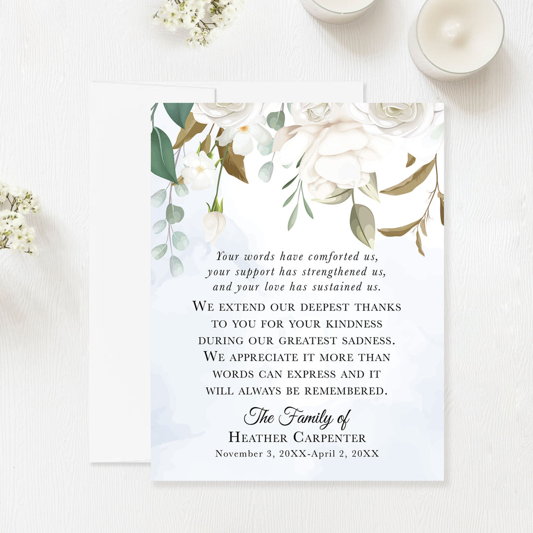 White Floral and Greenery