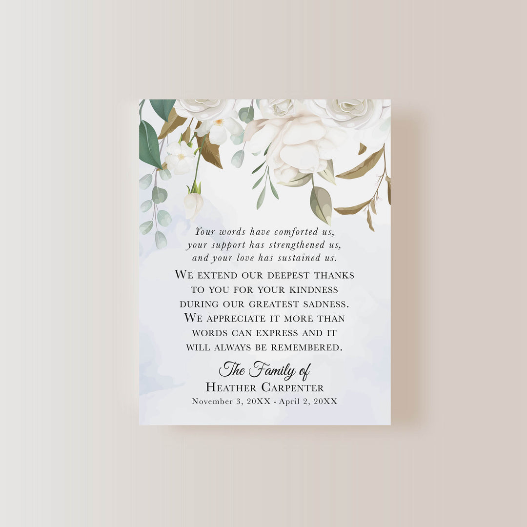 White Floral and Greenery