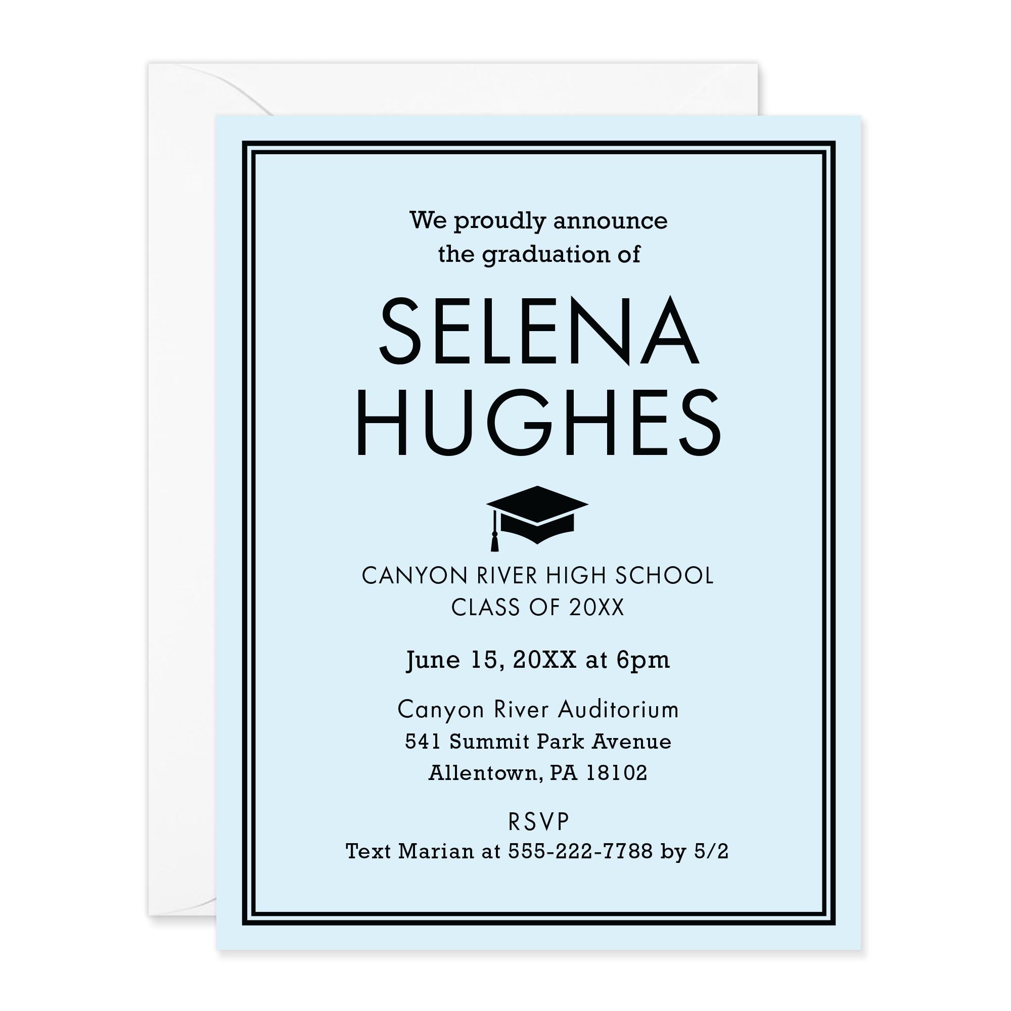 Graduation Ceremony Invitation Announcement β HelloLoveGoods