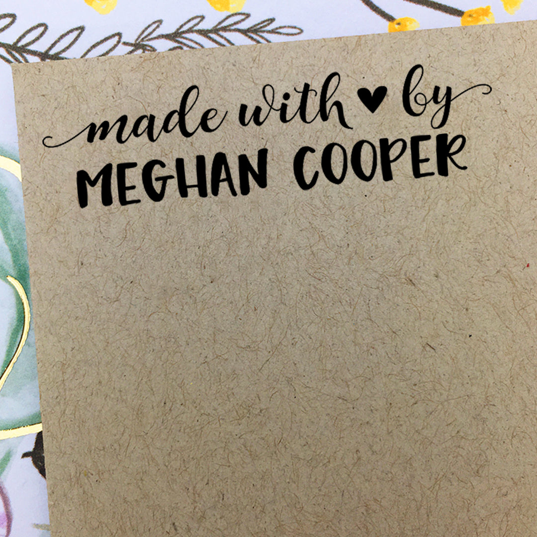 Made with love stamp for crafters