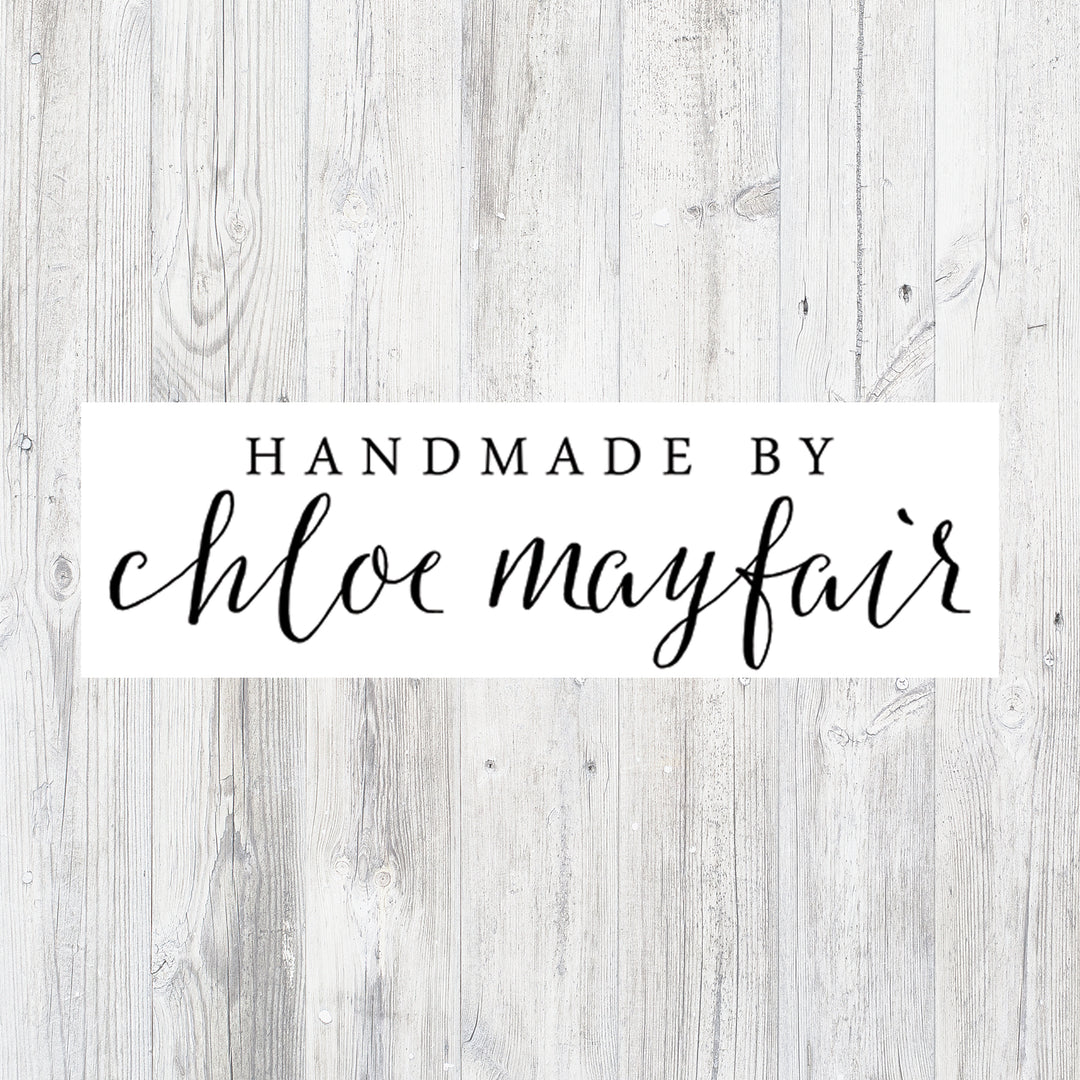 Custom Handmade By Stamp