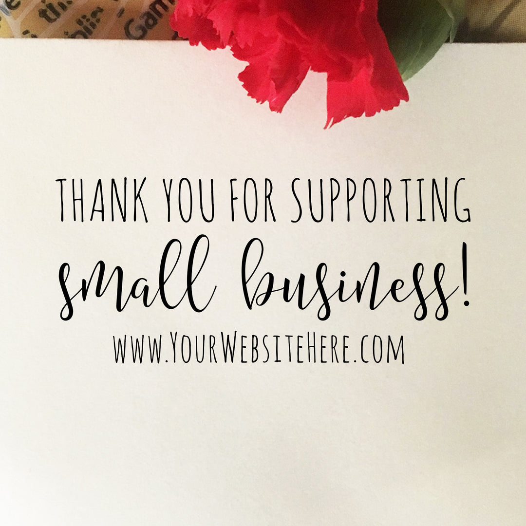 Thank You For Supporting Small Business Stamp