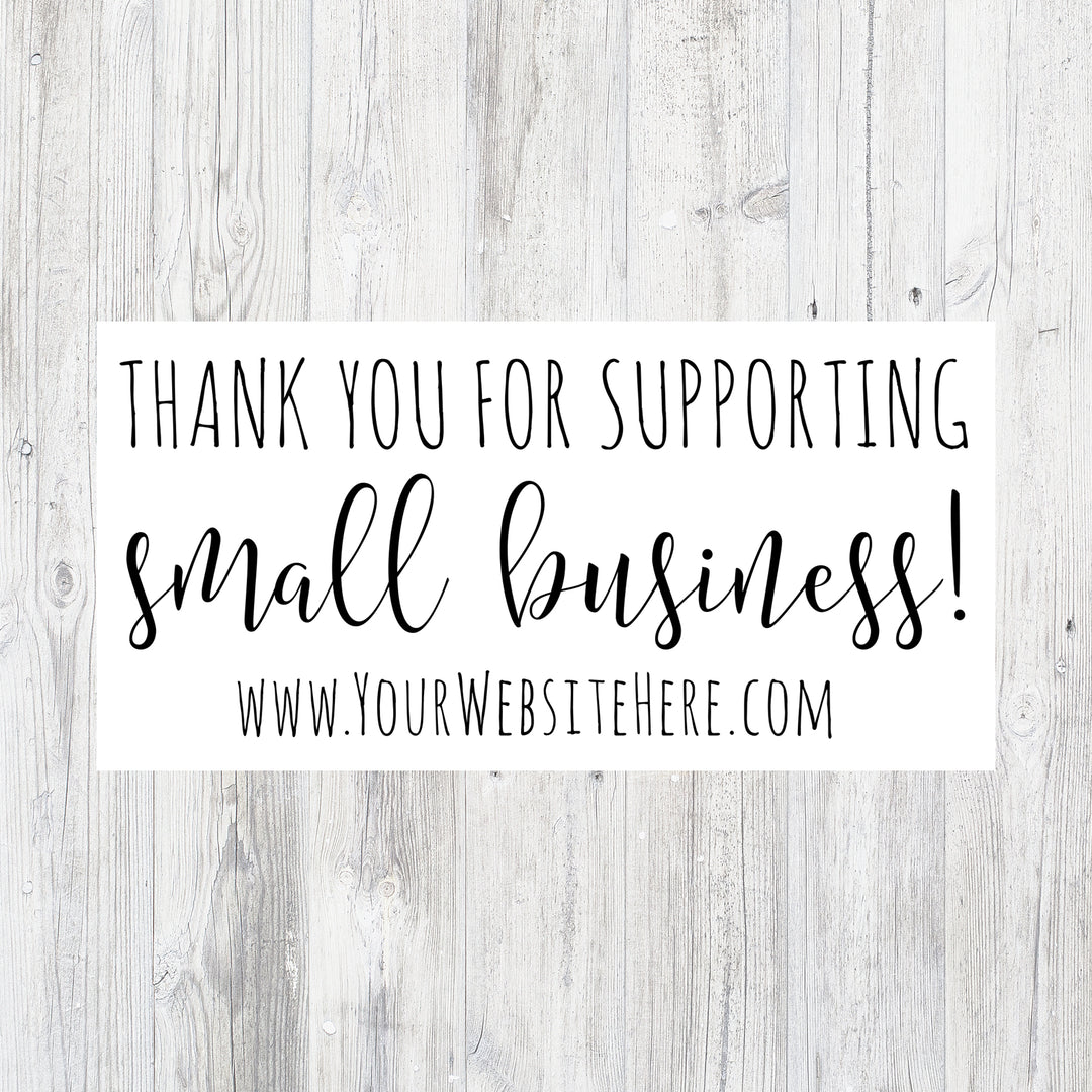 Thank You For Supporting Small Business Stamp