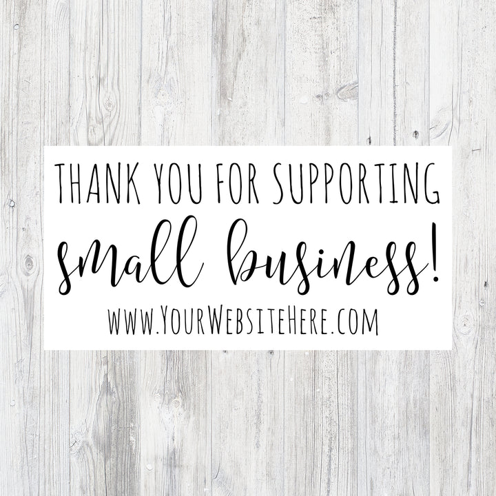 Thank You For Supporting Small Business Stamp