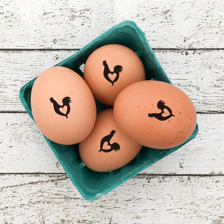 Chicken Heart Mini Hen Egg Stamp