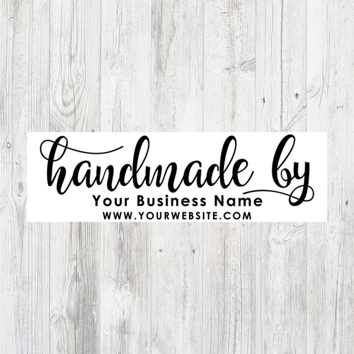 Custom Handmade by Stamp with Website
