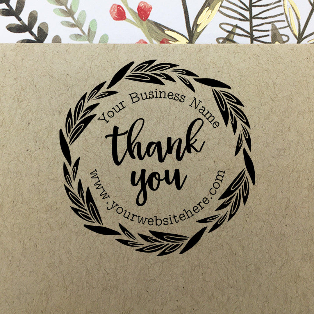 Personalized Business Thank You Stamp