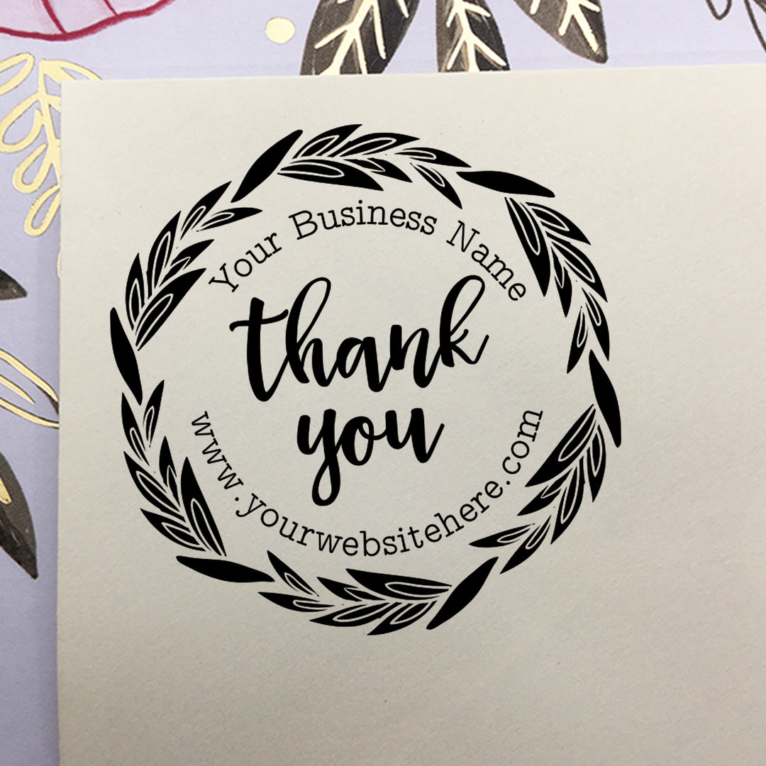Personalized Business Thank You Stamp