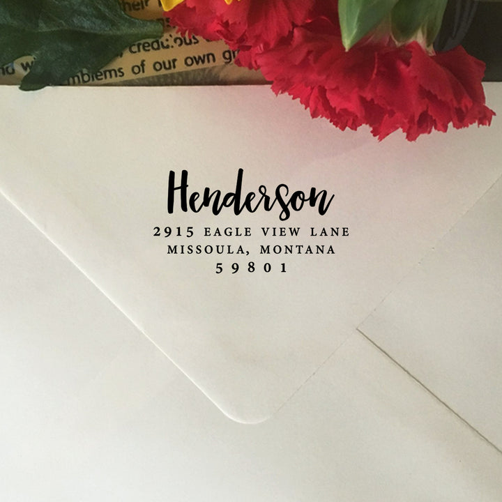 Custom Return Address Stamp, Personalized Self-Inking or Wooden Stamp