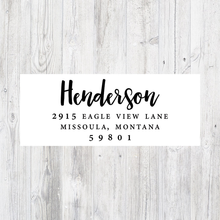 Custom Return Address Stamp, Personalized Self-Inking or Wooden Stamp