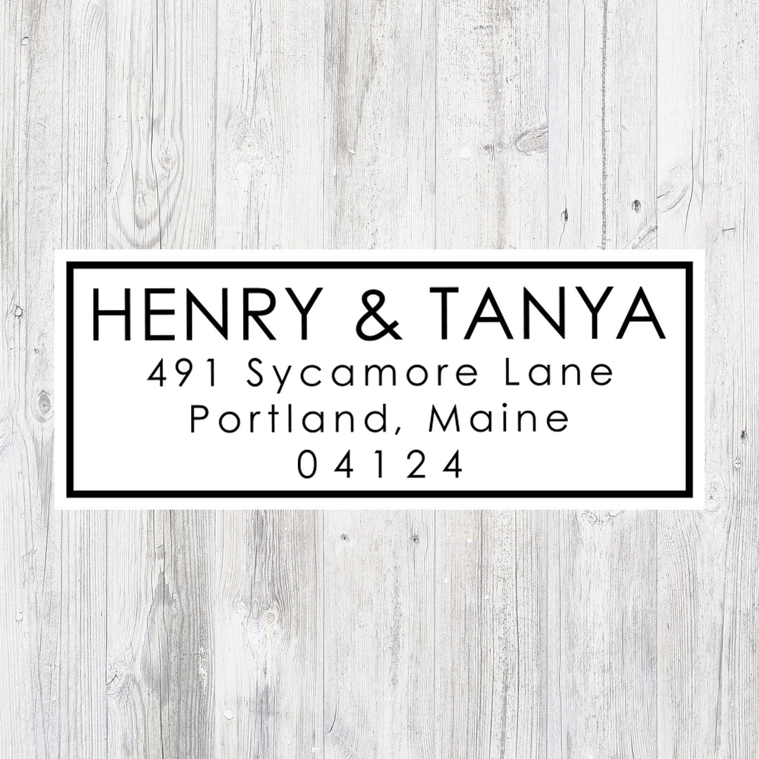 Return Address Stamp, Custom Wedding Address Stamp
