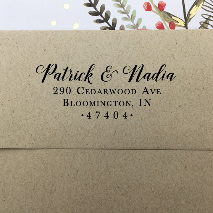 Custom Wedding Return Address Stamp